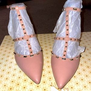 INC Carma - pointed toe studded heel pumps